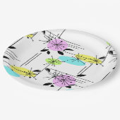 Retro. Pappteller (Schrägansicht)