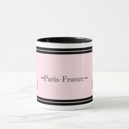 Retro ParisChickitty-Katzen-Tasse Tasse (Zentrum)