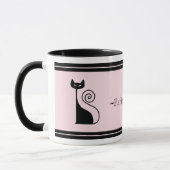Retro ParisChickitty-Katzen-Tasse Tasse (Links)