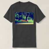 Retro Park Bench T-Shirt (Design vorne)