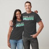 Retro Park Stadt Utah Skilanglauf T-Shirt (Unisex)