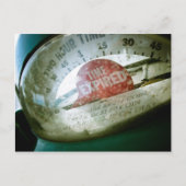 Retro Parking Meter 01 Postkarte (Vorderseite)