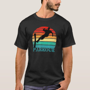Retro Parkour Free Running for Freerunner Vintag T-Shirt
