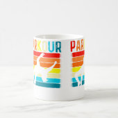 Retro Parkour Freerunning Gymnastic Parkour Gifts Kaffeetasse (Mittel)