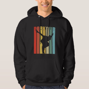 Retro Parkour Geschenk-Stadt-freier laufender Hoodie