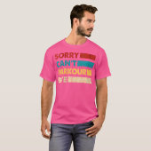 Retro Parkour Sorry Cant Parkour Bye Funny Parkour T-Shirt (Vorne ganz)