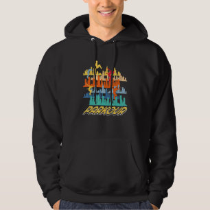 Retro Parkour Urban Freerunning Freestyle Freerunn Hoodie