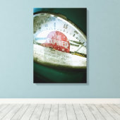 Retro Parkuhr 02 Starke Canvas Print Leinwanddruck (Insitu (Holzboden))