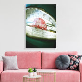 Retro Parkuhr 02 Starke Canvas Print Leinwanddruck (Insitu (Wohnzimmer))