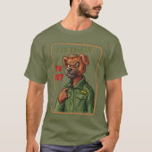 Retro Parody Dog – You Talkin’ to Me? T-Shirt (Vorderseite)