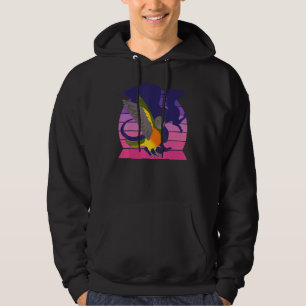 Retro Parrot I Dragon I schreiend Senegal Parrot Hoodie