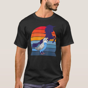 Retro Parrot I Einhorn I schreiend Blue Budgie T-Shirt