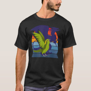 Retro Parrot I Flügeldrache I Gelbnackter Amazon T-Shirt