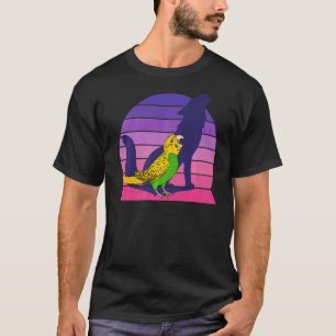 Retro Parrot I Howling Wolf I schreie gelber Bud T-Shirt