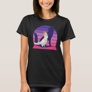Retro Parrot I Howling Wolf I schreiend Cockatoo T-Shirt
