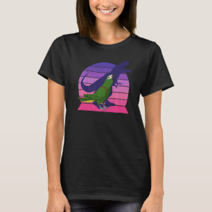 Retro Parrot I Tyrannosaurus Rex I Hahns Ara T-Shirt