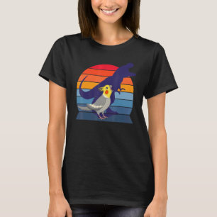 Retro Parrot I Tyrannosaurus Rex I Schrei Cocka T-Shirt