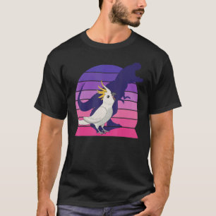 Retro Parrot I Tyrannosaurus Rex I Schrei Cocka T-Shirt