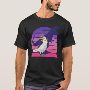 Retro Parrot I Tyrannosaurus Rex I Schrei Cocka T-Shirt