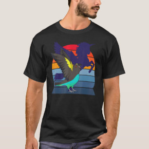 Retro Parrot I Winged Unicorn I schreiend Meyer's T-Shirt