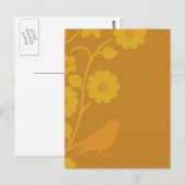 Retro Partridge Postkarte (Vorne/Hinten)