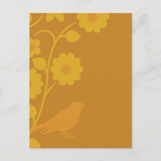 Retro Partridge Postkarte (Vorderseite)