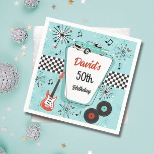 Retro-Party 1950er  Serviette