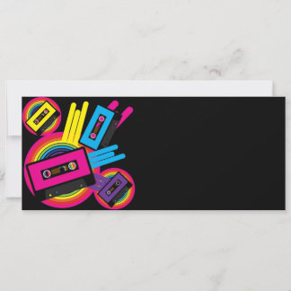 Retro-Party-Design Einladung