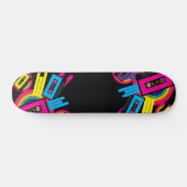 Retro-Party-Design Skateboard (Horizontal)