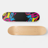 Retro-Party-Design Skateboard (Horizontal)