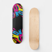 Retro-Party-Design Skateboard (Vorderseite)