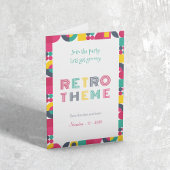 Retro-Party Einladung