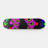 Retro Party-Entwurf Skateboard (Horizontal)