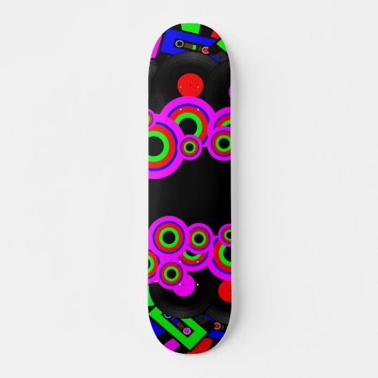Retro Party-Entwurf Skateboard (Vorne)