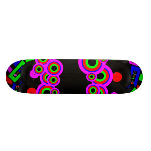 Retro Party-Entwurf Skateboard