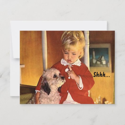 Retro-Party für jede Einladung (Vorderseite)