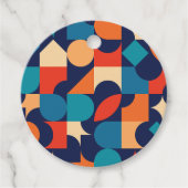 Retro-Party Geschenkanhänger (Vorderseite)