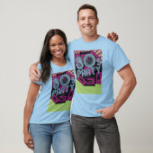 Retro Party-Hintergrund T-Shirt (Unisex)