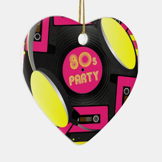 Retro Party Keramik Ornament (Rechts)