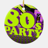 Retro Party Keramikornament (Hinten)