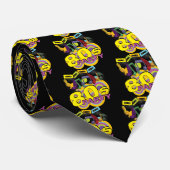 Retro Party Krawatte (Gerollt)