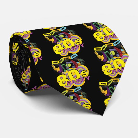 Retro Party Krawatte (Gerollt)
