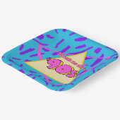 Retro-Party-Platte der 90er Jahre Pappteller (Gewinkelt)