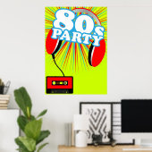 Retro-Party Poster (Heimbüro)