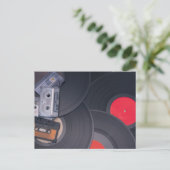 Retro-Party Postkarte (Stehend Vorderseite)