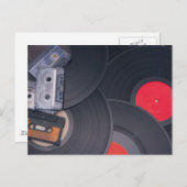 Retro-Party Postkarte (Vorne/Hinten)