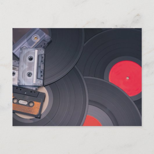 Retro-Party Postkarte (Vorderseite)