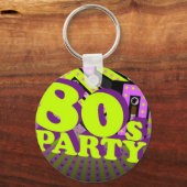 Retro-Party Schlüsselanhänger (Vorderseite)
