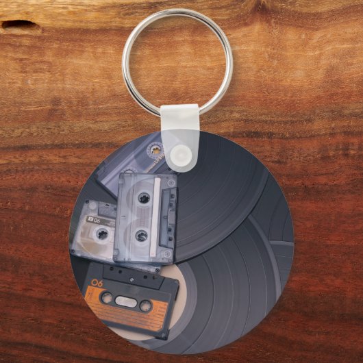 Retro-Party Schlüsselanhänger (Vorderseite)