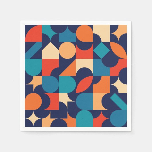 Retro-Party Serviette (Vorderseite)